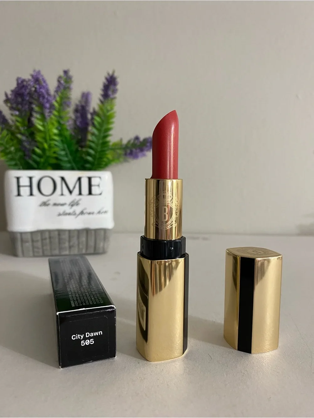 505 City Dawn ~ Bobbi Brown Luxe Lipstick, Full Size, 0.12 OZ, New With Box